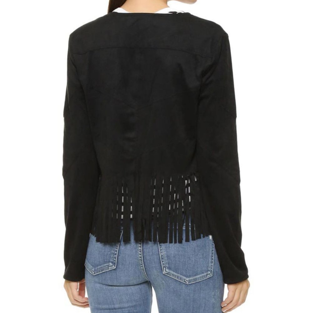 Cropped Fringe Jacket - Picture 3 of 8